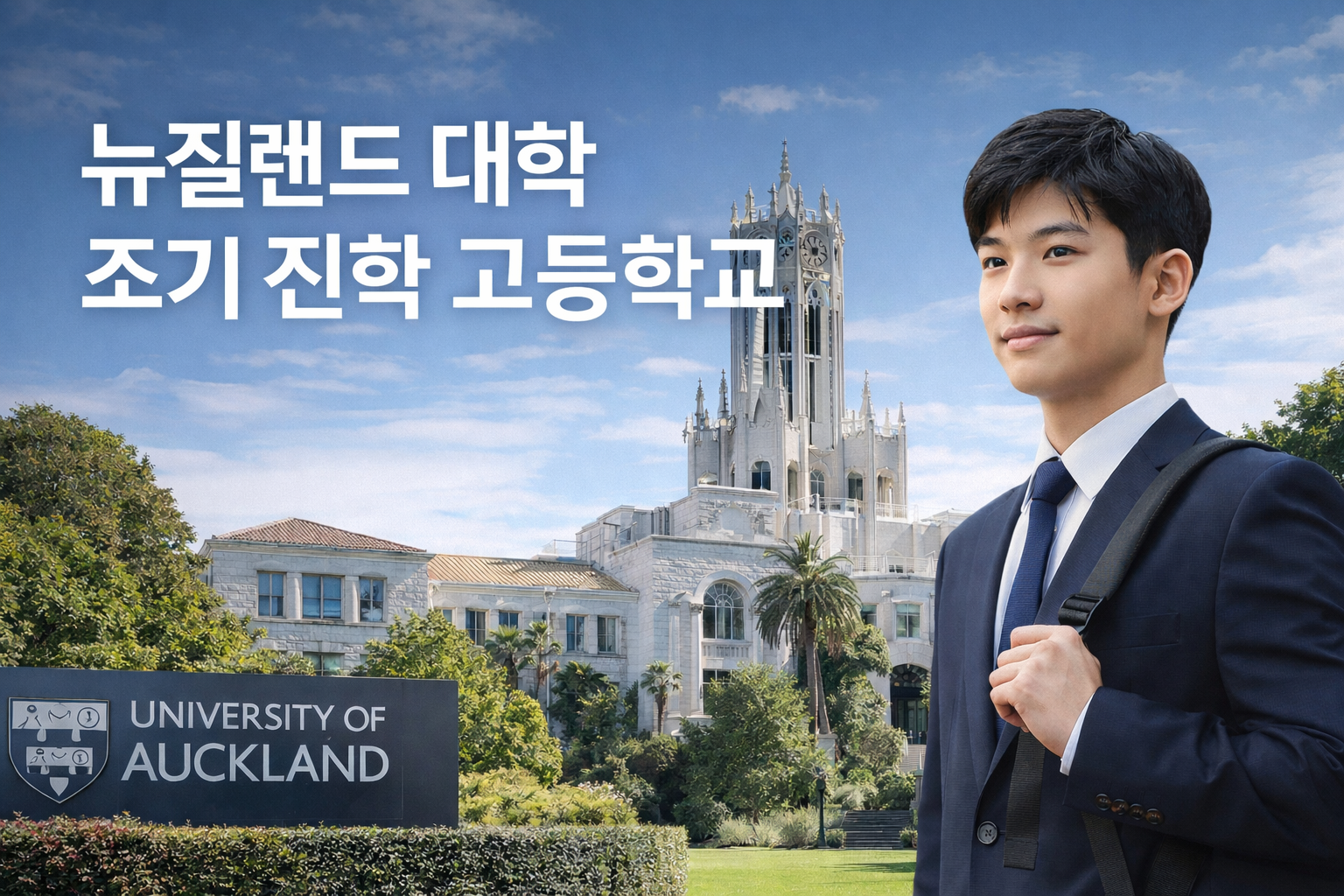 뉴질랜드 대학교 조기 진학 고등 과정 대표 이미지
